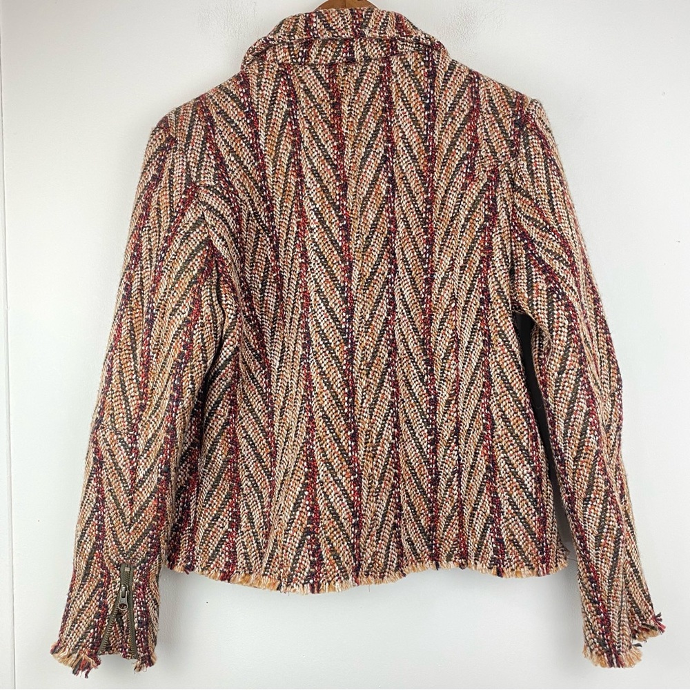 Stylish Multicolor Zigzag Jacket - image 9